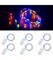 6 pack 30 LED Multi Color Battery Operated Fairy Lights 10'Long | Batteries Included | Great for Mason Jars, Holiday Projects etc